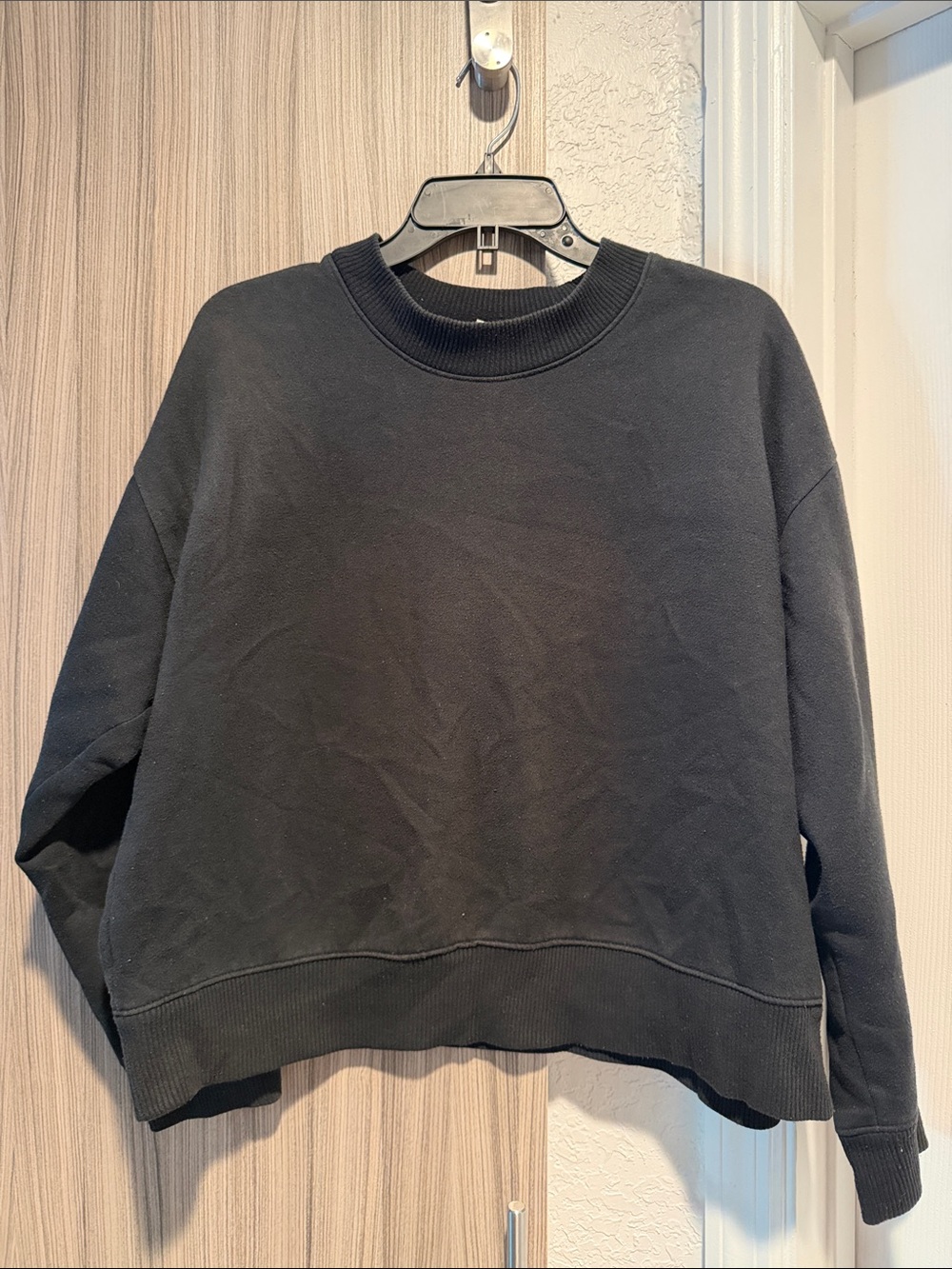 a new day Black Crewneck Pullover Sweater